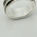 Size 6 RARE Tiffany Atlas Ring in Silver and Titanium Mens Unisex-4