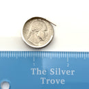Tiffany Coin Edge Earring Single Replacement Lost in Sterling Silver 2003-6