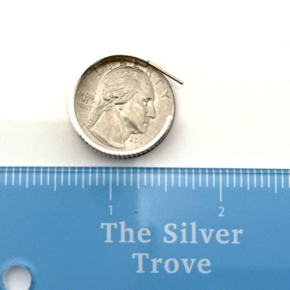 Tiffany Coin Edge Earring Single Replacement Lost in Sterling Silver 2003