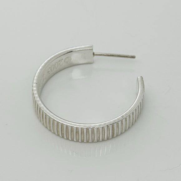 Tiffany Coin Edge Earring Single Replacement Lost in Sterling Silver 2003