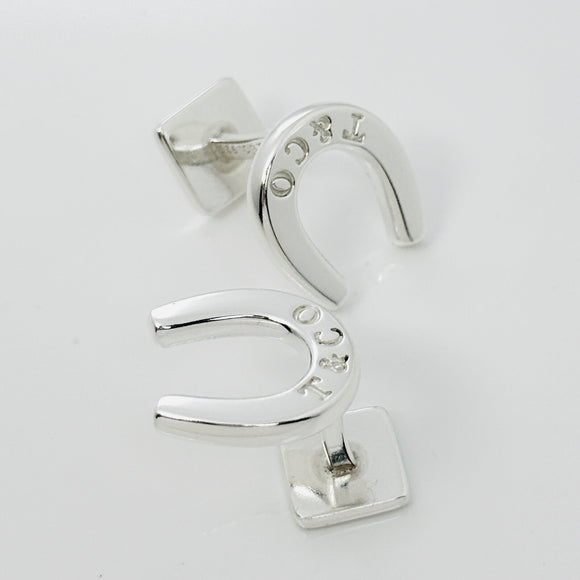 Tiffany Horseshoe T&CO Cufflinks in Sterling Silver