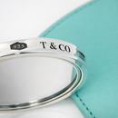 Tiffany & Co 1837 Compact Round Purse Mirror in Silver-3