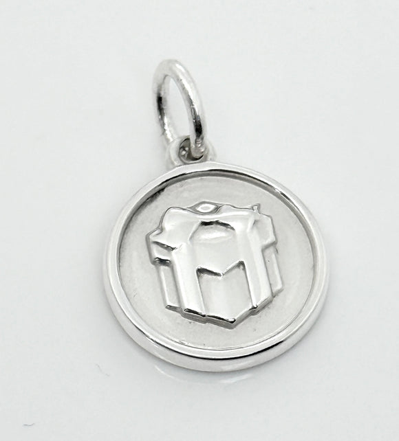 Tiffany & Co Gift Box Charm with Ribbon Round Small Pendant