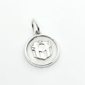 Tiffany & Co Gift Box Charm with Ribbon Round Small Pendant - 0