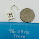 Tiffany & Co. Letter G Alphabet Initial Padlock Charm Pendant in Sterling Silver-6