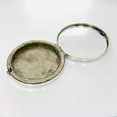 Tiffany & Co Makeup Cosmetic Purse Mirror Folding Compact Round in Silver-4