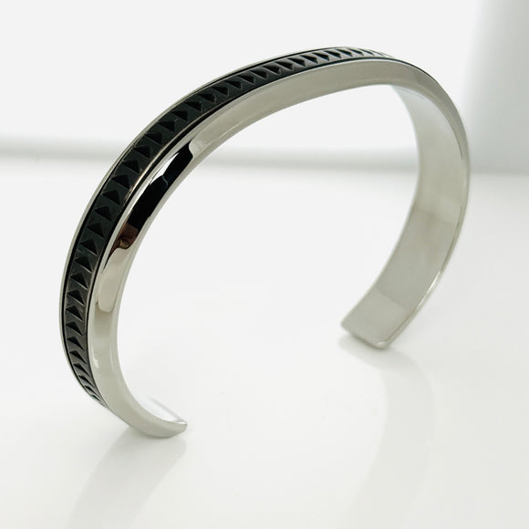 Tiffany & Co Black Caliper Cuff Bracelet in Titanium Mens Unisex Paloma Picasso
