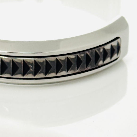 Tiffany & Co Black Caliper Cuff Bracelet in Titanium Mens Unisex Paloma Picasso