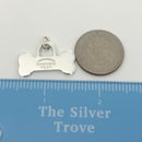 Return to Tiffany & CO. Dog Bone Pet ID Charm or Pendant Small in Silver Engravable-5