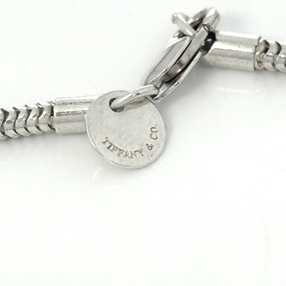 Tiffany & Co Snake Chain 24" Necklace Men's Unisex in 925 Sterling Silver