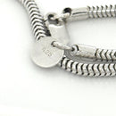 Tiffany & Co Snake Chain 24" Necklace Men's Unisex in 925 Sterling Silver-5
