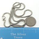 Tiffany & Co Snake Chain 24" Necklace Men's Unisex in 925 Sterling Silver-6