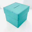 Tiffany & Co. Blue Leather Empty Double 2 Ring Box and Blue Gift Box Lux #1256-3