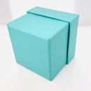 Tiffany & Co. Blue Leather Empty Double 2 Ring Box and Blue Gift Box Lux #1256-4