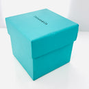 Tiffany & Co. Blue Leather Empty Double 2 Ring Box and Blue Gift Box Lux #1203-3