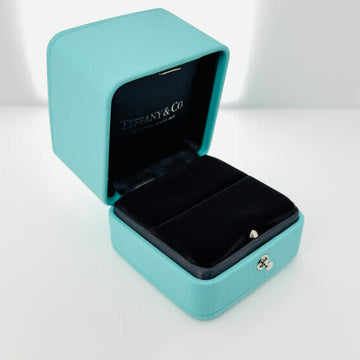 Tiffany & Co. Blue Leather Empty Ring Box Large Storage Travel