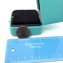 Tiffany & Co. Blue Leather Empty Ring Box Large Storage Travel-6