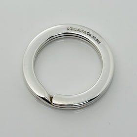 Tiffany & Co Heavy Thick Key Ring in Sterling Silver Keyring