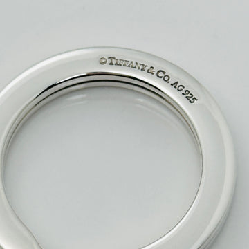 Tiffany & Co Heavy Thick Key Ring in Sterling Silver Keyring - 0