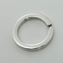 Tiffany & Co Heavy Thick Key Ring in Sterling Silver Keyring-5