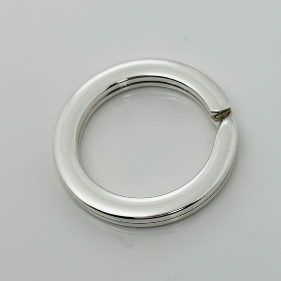 Tiffany & Co Heavy Thick Key Ring in Sterling Silver Keyring