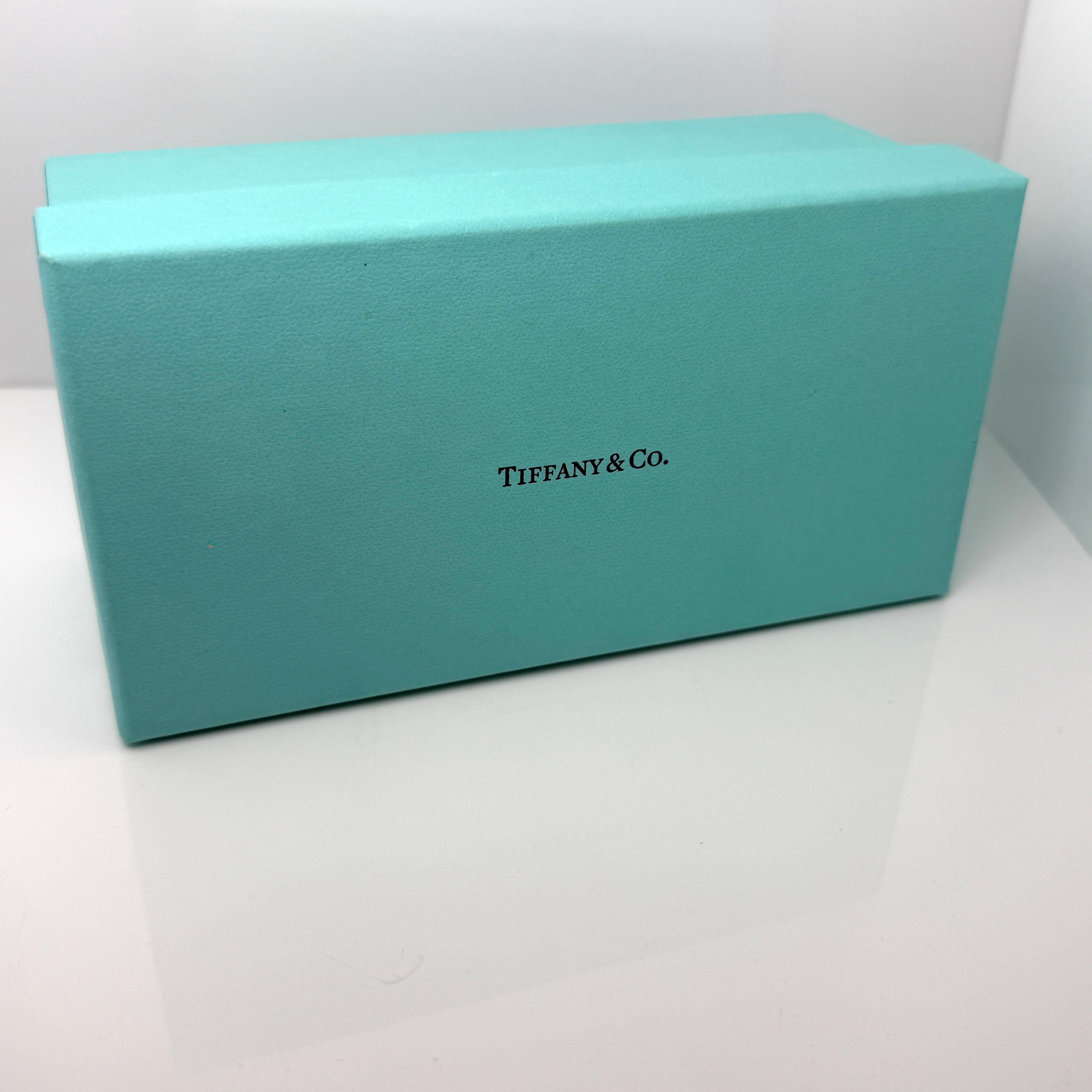 Tiffany & Co Soft Blue Leather Sunglass Eyeglass Storage Case