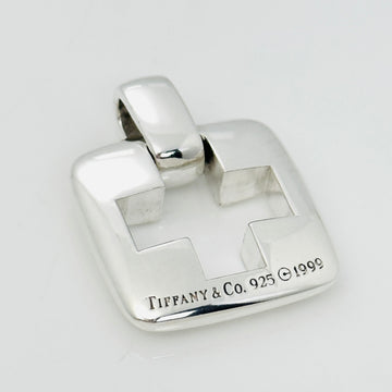 Tiffany & Co Roman Cross Pendant Cutout Stencil Mens Unisex in Sterling Silver - 0