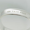 7.5" Tiffany & Co 1837 Square Wide Bangle Bracelet in Sterling Silver Medium-6