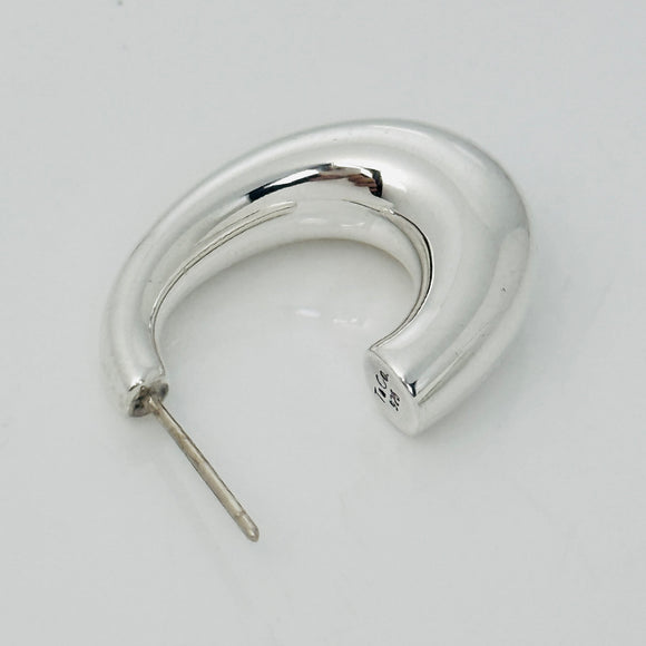 1 Tiffany & Co Hoop Huggie Puff Puffed Earring Single Replacement