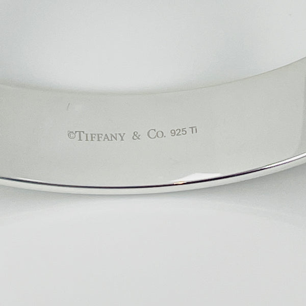 Tiffany Coin Edge Silver and Titanium Cuff - Unisex - 5