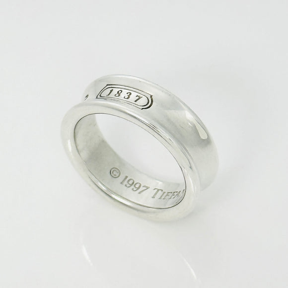 Size 6 Tiffany 1837 Concave Ring Band in Sterling Silver (Copy)
