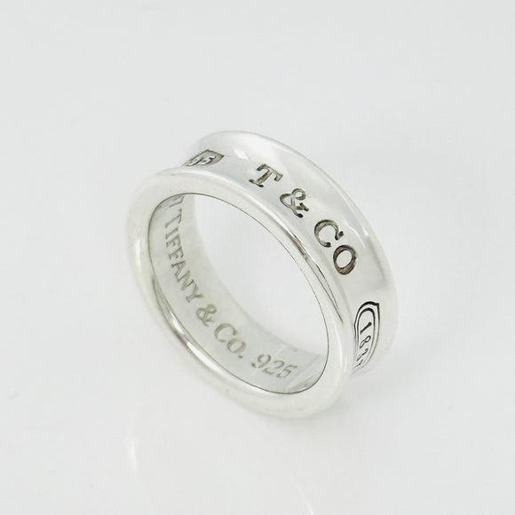 Size 6 Tiffany 1837 Concave Ring Band in Sterling Silver (Copy)