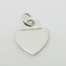 Tiffany & Co Notes 727 Fifth Ave Wave Heart Pendant or Charm in Sterling Silver-3