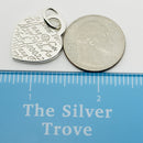 Tiffany & Co Notes 727 Fifth Ave Wave Heart Pendant or Charm in Sterling Silver-4
