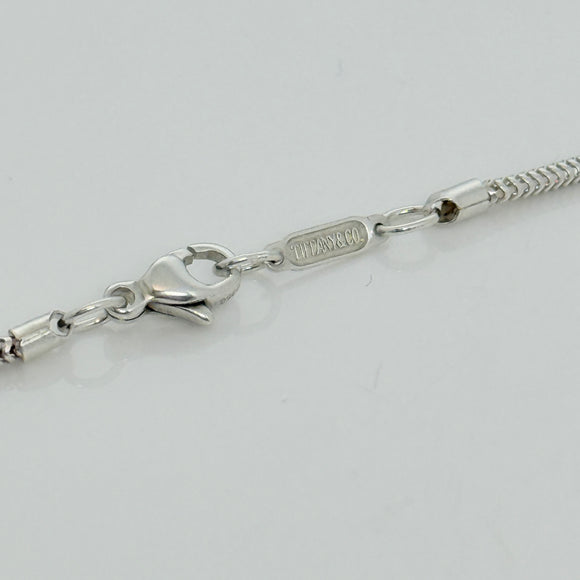 32" Tiffany & Co Sterling Silver Men's Unisex Snake Chain Necklace