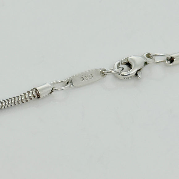 32" Tiffany & Co Sterling Silver Men's Unisex Snake Chain Necklace