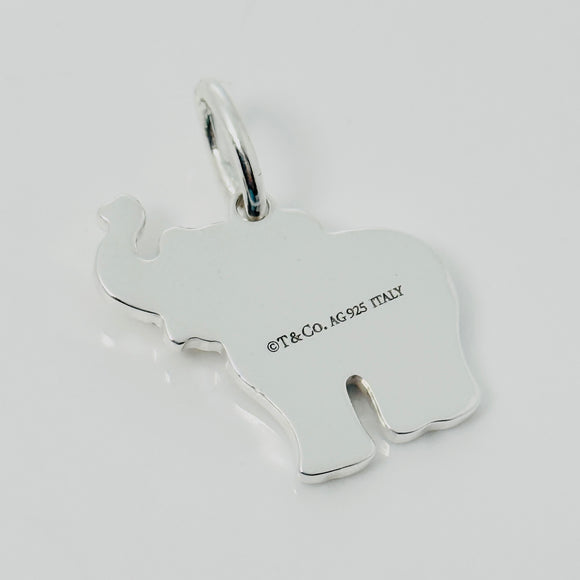 Tiffany & Co Elephant Charm or Pendant in Sterling Silver