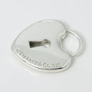 Tiffany Keyhole Heart Padlock Lock Charm Pendant in Sterling Silver-4
