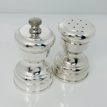 Tiffany & Co Vintage Salt and Pepper Grinder Shakers Set in Sterling Silver - 0