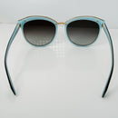Tiffany & CO. 1837 Sunglasses Havana Blue Cat Eye Brown Lens TF4146 81343B-4