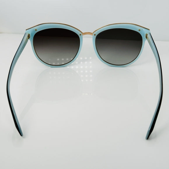Tiffany & CO. 1837 Sunglasses Havana Blue Cat Eye Brown Lens TF4146 81343B