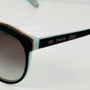 Tiffany & CO. 1837 Sunglasses Havana Blue Cat Eye Brown Lens TF4146 81343B-6
