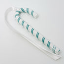 Tiffany Red White Candy Cane Christmas Holiday Ornament with Blue Gift Box Pouch-3