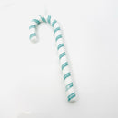 Tiffany Red White Candy Cane Christmas Holiday Ornament with Blue Gift Box Pouch-5