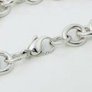 Tiffany Heart Tag Charm Bracelet in Sterling Silver Blank Engravable Heart-5