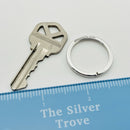 Tiffany & Co 925 Sterling Silver Key Ring Chain Keyring Keychain-5