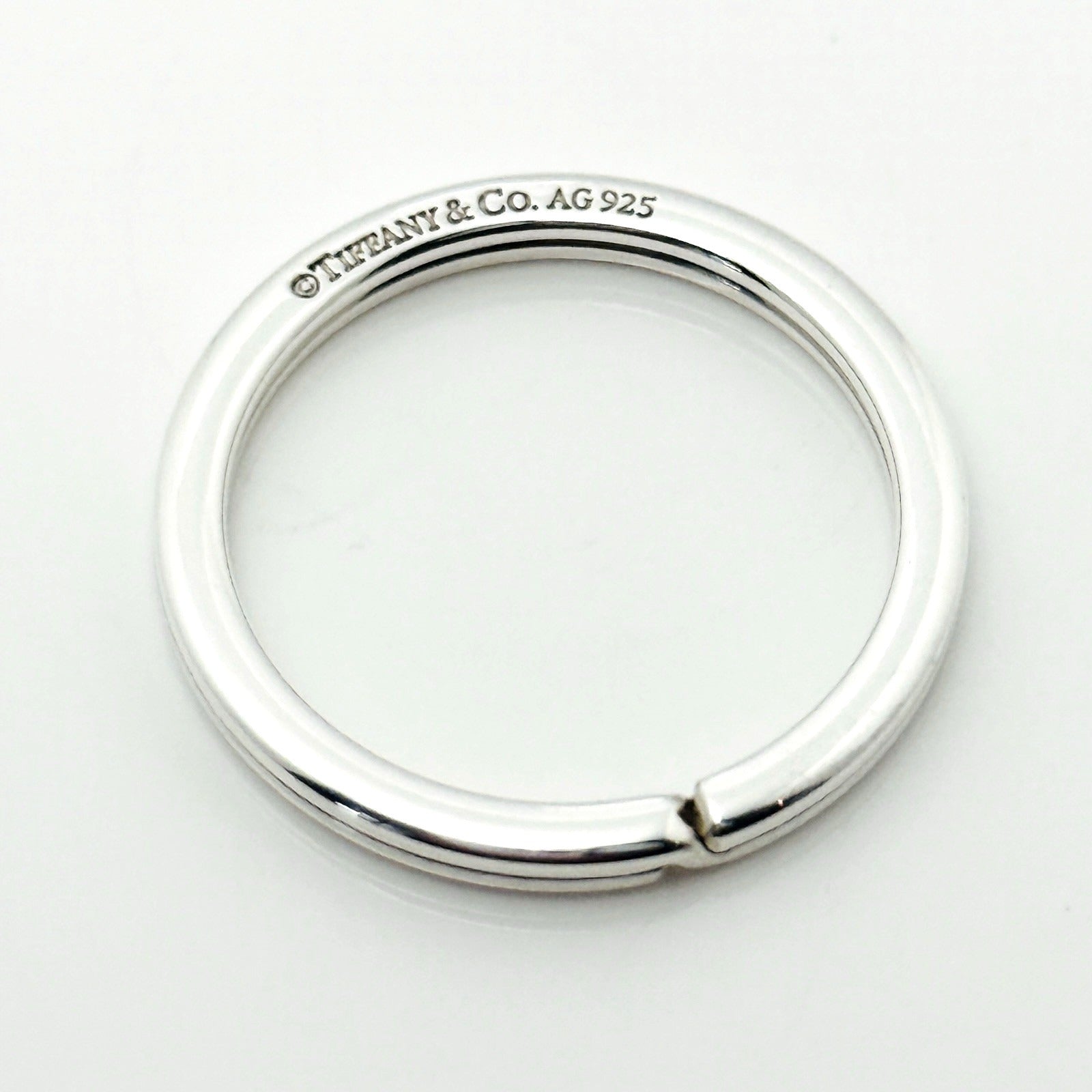 Tiffany & Co Sterling Silver Key Ring Chain Keyring Keychain