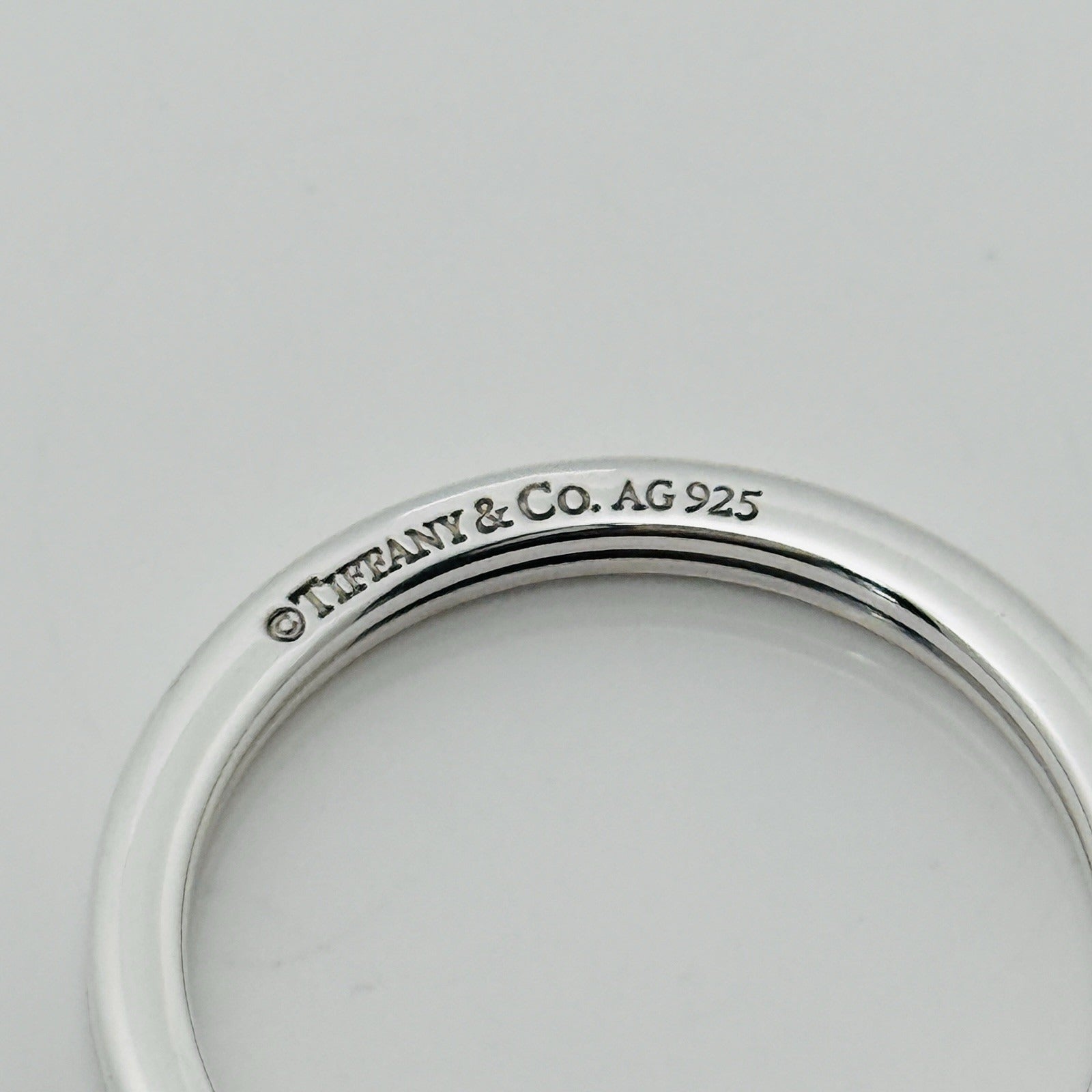 Tiffany & Co Sterling Silver Key Ring Chain Keyring Keychain - 0