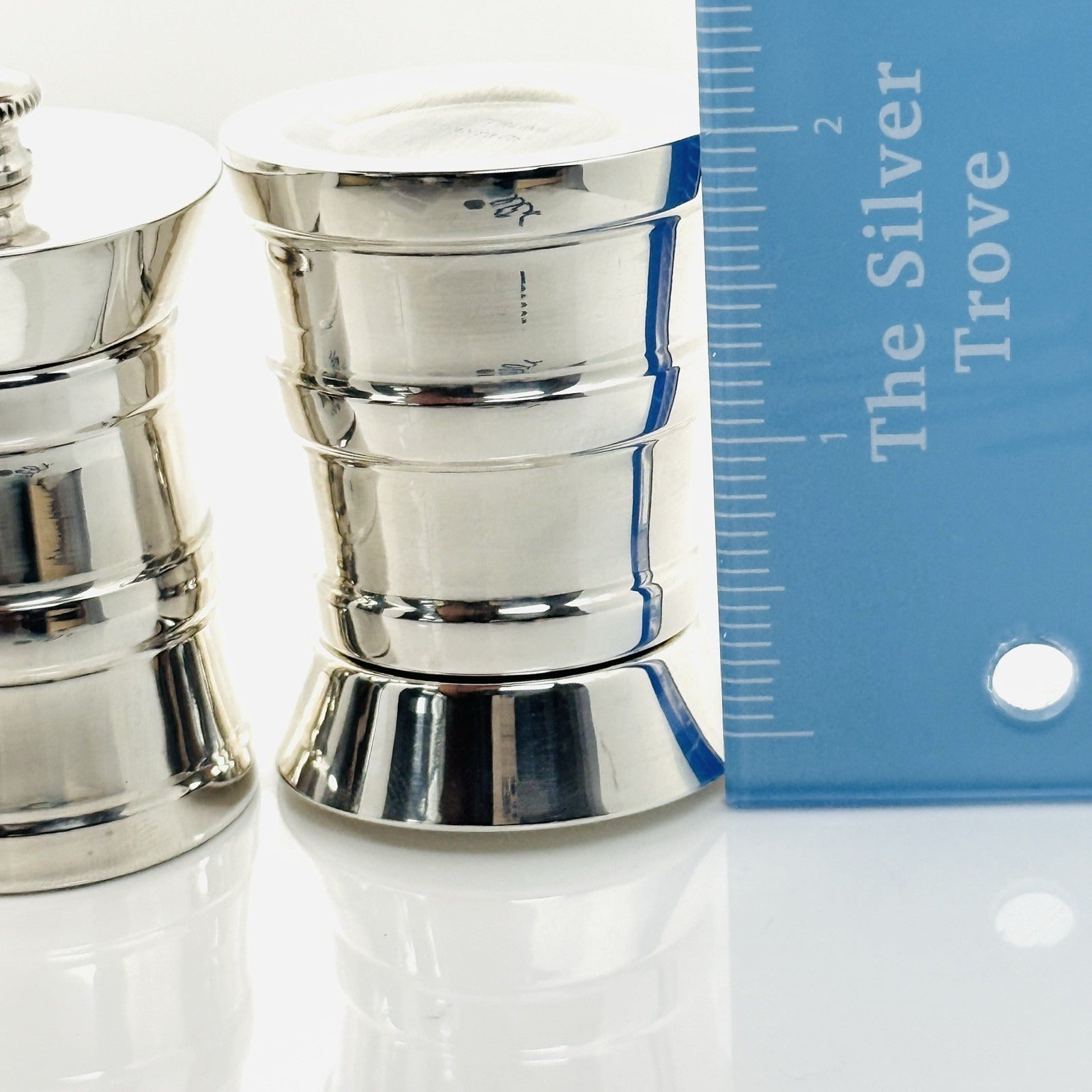Tiffany & Co Vintage Salt and Pepper Grinder Shakers Set in Sterling Silver