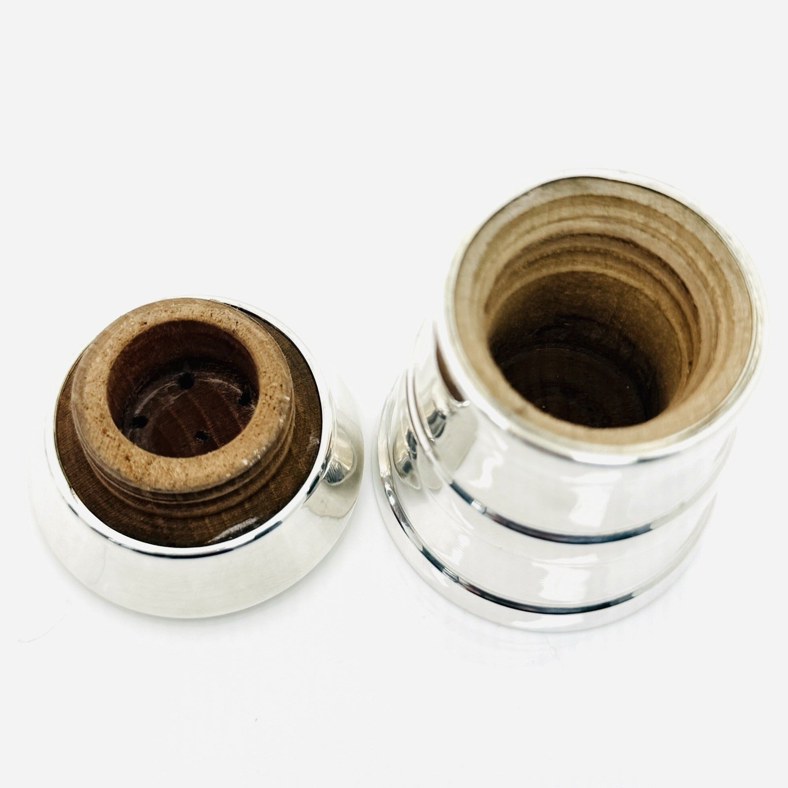 Tiffany & Co Vintage Salt and Pepper Grinder Shakers Set in Sterling Silver